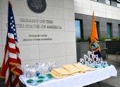 El jueves la Embajada de Estados Unidos donó kits de bioseguridad y otros insumos a las Fuerzas Armadas.