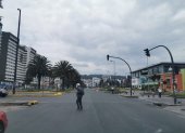 La circulación, en algunos puntos de la ciudad, es reducida