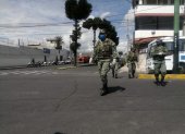 El domingo pasado en la carcel de Ambato hubo un amotinamiento. Los presos quemaron colchones.