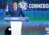 Alejandro Domínguez, presidente de Conmebol, entidad que analizará el caso de la FEF.