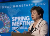 La directora del FMI, Kristalina Georgieva, señaló que las autoridades ecuatorianas trabajan en mejorar la sostenibilidad fiscal.