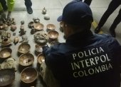 En Colombia. Parte de las 242 piezas que se requisaron en este país latinoamericano.