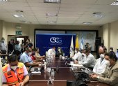 Dexclaraciones en la mesa del COE cantonal de Guayaquil.
