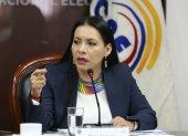 Diana Atamaint es la titular del Consejo Nacional Electoral.