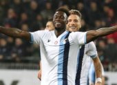 Felipe Caicedo, delantero ecuatoriano del Lazio, aún no tiene fecha para volver a disputar el campeonato.