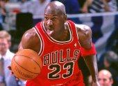 Michael Jordan, quien para muchos ha sido el mejor basquetbolista de todos los tiempos.