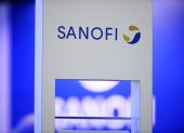 (FILES) This file photo taken on November 18, 2016 shows the logo of French multinational pharmaceutical company Sanofi for which French government warned on May 14, 2020 that it would be "unacceptable" to reserve any COVID-19 vaccine for the United States first, after the firm"s chief said he would give preference to the American market. - Sanofi"s British CEO Paul Hudson said on May 13 that if its efforts to find a vaccine pan out, he would supply the US government first because "it"s invested in taking the risk," after it expanded a partnership with his company earlier this year. (Photo by ERIC PIERMONT / AFP)