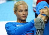 La atleta Darya Klishina no solo destaca por su talento en el deporte sino también por su belleza.
