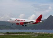 Un avión de Avianca, aerolínea que inició un proceso de disolución y liquidación de su filial en Perú.