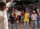 Los jóvenes grabaron las imágenes del cortometraje en la bahía de Guayaquil.