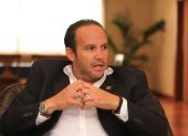 Francisco Egas, directivo de la Federación Ecuatoriana de Fútbol.