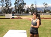 La pentatlonista ecuatoriana está clasificada a los Juegos Olímpicos desde el año pasado, cuando consiguió la marca en los Juegos Panamericanos de Lima.