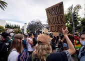 Los Ángeles, California. Las protestas contra el racismo y la violencia policial en EE.UU. generan preocupación por contagios de coronavirus.