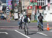 A los ciclistas se le exige el uso de las mascarillas y tomar todas las medidas de seguridad para su traslado.