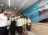 Visita a las instalaciones del Hospital Bicentenario, en días pasados.