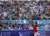 Novak Djokovic lideró esta iniciativa que tuvo buena concurrencia de público en Belgrado.