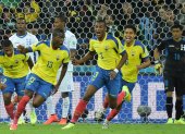 Enner Valencia fue autor de los dos goles con los que Ecuador derrotó (2-1) a Honduras, en el Mundial de Brasil 2014.
 FBL-WC-2014-MATCH26-HON-ECU FBL-WC-2014-MATCH26-HON-ECU