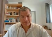 El expresidente Rafael Correa en una declaración virtual pasada.