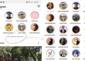 La doble fila de stories es la nueva actualización de Instagram.