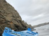 La embarcación estaba varada. No hubo tripulantes a bordo.