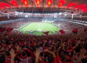 El Flamengo, el equipo más popular de Brasil, juega de local en Río de Janeiro.