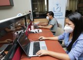 Personal del departamento de cómputo de la Universidad de Guayaquil dejó listas las plataformas digitales para el inicio de clases virtuales. 

PERIODISTA : MARTHA TORRES 

FECHA : 30/06/2020 

Agencia (ag-extra)