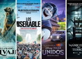 Las cuatro películas pautadas para la primera semana de apertura.