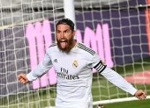 El defensa de Real Madrid Sergio Ramos se convirtió en figura tras anotar el único tanto del compromiso.