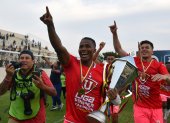 Antonio Valencia militó un año en Liga de Quito. Ganó con los albos la Copa Ecuador.