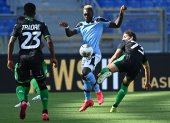 Felipe Caicedo, delantero ecuatoriano del Lazio, no pudo hacerse presente en el marcador en la caída ante el Sassuolo.         

 FBL-ITA-SERIEA-LAZIO-SASSUOLO-HEALTH-VIRUS
