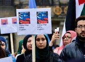 AMSTERDAM. Los uigures en el exilio se movilizan contra Pekín para buscar a sus familiares.