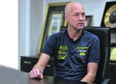 ENTREVISTA A JORDI CRUYFF DT DE LA SELECCION . René Fraga Quito 26 de febrero del 2020 Agencia ( ag - expreso ag extra )