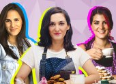 Andrea Salgado, fundadora de Sailor Coffee; María José Noboa, fundadora de Biscotti Galletas; y Ana Belén Guevara, fundadora de las Recetas de Anita Belén.