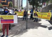 Los simpatizantes de Adelante Ecuatoriano Adelante esperan que los jueces electorales les den la razón
