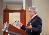 El presidente de México, López Obrador, el pasado en Ciudad de México