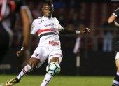 Robert Arboleda no está teniendo suerte, al igual que su equipo, el Sao Paulo.