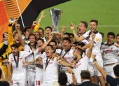 Sevilla volvió a levantar una copa de la Liga de Europa desde la temproada 2015-16.