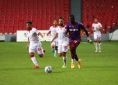 El delantero ecuatoriano Stiven Plaza debutó con el Trabzonspor, de Turquía.