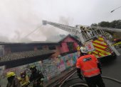 El incendio se registró este domingo 30 de agosto.
