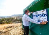 Acción. Instante en el que fue clausurada la cantera San Francisco, la tarde de este 31 de agosto.