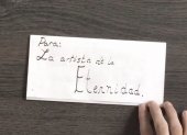 La carta dirigida a ‘La artista de la eternidad’ abrió el encuentro virtual.