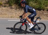 El ciclista ecuatoriano Richard Carapaz ascendió un lugar en la clasificación general del Tour de Francia.