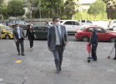 El Ministro de Transporte Gabriel Martínez acudió a la Fiscalía a dar una versión en el caso del Hospital de Pedernales