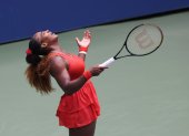 La menor de las Williams estalla de júbilo tras vencer 4-6, 6-3 y 6-2 a la búlgara Tsvetana Pironkova.
