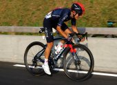 Richard Carapaz fue protagonista de la etapa 16 del Tour de Francia en la que terminó segundo.