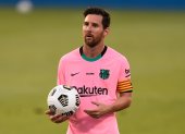 Lionel Messi está en plena pretemporada con el Barcelona español, después de fallar en su intento por salir del equipo.