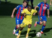 Pervis Estupiñán, marcapunta del Villarreal, aportó para la remontada de su equipo ante el Eibar.