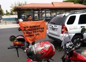 Motociclistas salieron a protestar durante tres días, contra la reforma.