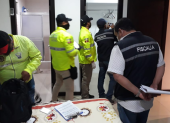 Siete detenidos dejan los allanamientos ejecutados hoy por la Fiscalía y Policía en Guayas, Santo Domingo de los Tsáchilas y Manabí.