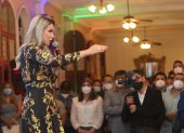 Susana González, la prefecta del Guayas, presentó el Plan de Turismo la noche del jueves.